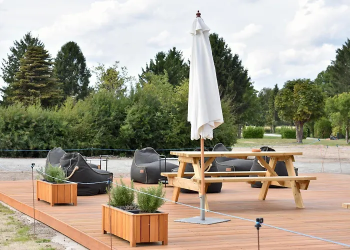 Campingfass Im Naturresort Weserinsel *